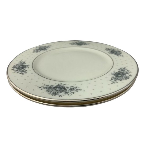 Lenox Beacon Hill China Pair Salad Plates 8 3/8″ Made 1961 to 1975 - Picture 7 of 7